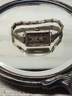 Vintage Art Deco 14k White Gold Ibex Ladies Wristwatch Sterling Silver Dial Rare