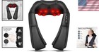 Premium Shiatsu Massager For Neck  Back   Shoulders - Deep Tissue Relief At Home