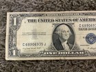1935 Series G Blue Seal 1  Silver Certificate Circulated Serial  c68906935j