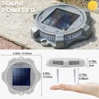 Solar Deck Lights Outdoor 2 Modes Led Dock Driveway Markers Light Solar Powered
