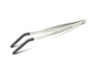 Tweezers Bent Tip Pvc Coated Rubber Tips Laboratory Jewelry Hobby Crafts 8-1 4 l