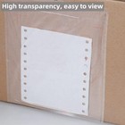 Clear Packing List Pouches Shipping Label Envelopes Adhesive 6x9 7 5x5 5 4 5x5 5