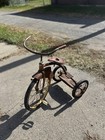 Antique Vintage Early 1900s Metal Child s Tricycle 3 Wheel Toy Bicycle 