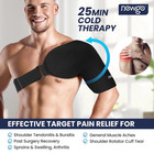 Newgo Shoulder Ice Pack Wrap For Rotator Cuff And Arm  Cold Therapy Gel Wrap For