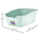 Extra Large High Sided Cat Litter Box  Bpa-free  Stain   Odor Resistant