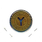New York City Transit Authority - Nyc Good For One Fare Subway Token  15 Coin