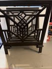 Vtg Frank Lloyd Wright Lake Geneva Tulip Window Magazine Rack Cast Metal
