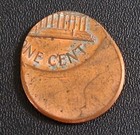 Error Coin Off Center 1c Lincoln Cent   Penny Nice Addition   1145