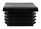 Black Plastic 2  X3 Inch Rectangle Tubing End Cap Plug Insert  Finishing Plug   