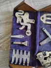 Antique Singer Sewing Machine Wood Puzzle Box   Attachments