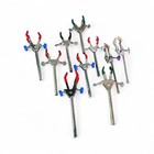 Lab Clamp Lot Of 10 Laboratory Clamps 2 Prong 3 Prong Rubber Cork  best Offer  