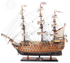 Hms Victory Nelson s Flagship Tall Ship Wooden Model Sailboat 30  Fully Built