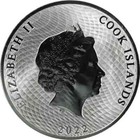 2022 1 Oz Cook Island Bounty Silver Coin  bu 