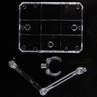 12pc Hg144 Adjustable Action Figure Display Holder Base Doll Model Support Stand