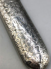 Antique Sterling Silver Eyeglass Case With Chatelain  English Sterling Hallmarks