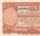 1952 Australia Kgvi 10 -  cba  Note   coombs   Wilson    x-rare     Gem Unc   