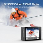 Action Camera 5k Waterproof 30fps 64gb Wifi Remote 2 Batteries 170   Wide Angle