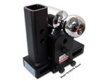 B w Tow   Stow Adjustable Trailer Hitch Ball Mount Ts10033b