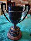 Curated Trio Of Vintage   Antique Silver-plated Tennis Trophies - 3 Piece Decor