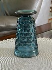 Fostoria Colony Whitehall Riviera Blue Cubist Iced Tea Glass By Indiana Glass