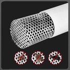304 Stainless Steel Perforated Metal Sheet 9 8  X 39 4  With 0 12  Holes