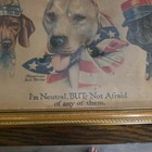 1915 Wallace Robinson Ww1 Print  Political Dogs Lithograph 