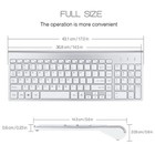 2 4g Wireless Keyboard Mouse Bundles For Apple Imac And Pc Laptop Full Size Slim