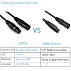 3 2 Ft Flexible Dmx Cable  Gold-plated 3 Pin Male To Female Xlr Cable Dmx Wir   