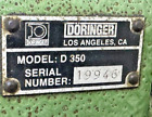 Doringer D-350 14    Cold Saw With Miter   Coolant     Precision Cutting Machine