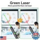 Rechargeable Presentation Clicker With Laser Pointer For Powerpoint Presentat