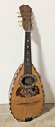 Vtg Mandolin F lli Ferrari   Co Napoli  Tortoiseshell   Mother Of Pearl Bowlback