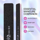 10pcs -  Jumbo Double-sided Emery Nail File For Manicure  Pedicure  Natural