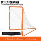 4 x4 lacrosse Goal Net Folding Portable Youth Training Equipment Backyard