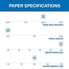 Hammermill Premium Color Copy Cover 80lb Cardstock Paper 250 Sheets 18x12