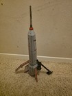 Vintage Lemez Tin Friction Toy Space Rocket Holdraketa  Hungarian