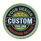 Custom Your Logo  Embroidered Patch Iron-on Sew-on Personalized Name Tag