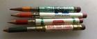 Vintage Bullet Pencils Mixed Advertising A Lot Of Four