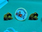 Burger Queen Disney Mickey Mouse Chuck E Cheese Lucky Lot 6 Plastic Vintage Ring