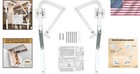 Secure Your Attic Ladder  Heavy-duty Hinge Arms Compatible With Werner Models