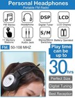 Fm Portable Radio  Stereo Headsetwith Lcd over Ear Foldable  Pocket Walkmen Conf
