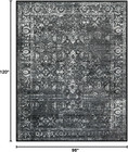 8x10 Area Rugs For Living Room Washable Rugs 8x10 Black Large Rug Indoor Carpet 