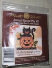Mill Hill Autumn Harvest Pins Vii Mhah37 Pumpkin Kitty Counted Glass Bead Kit