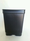 Quart 4 25  Square Deep Plastic Nursery Pots - Set Of 15 -  4 2  X 4 9   Flower 