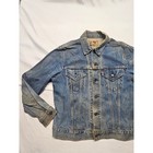 Vintage Levis 70505 0217 Type Iii Denim Trucker Jacket Blue Size 42 Made In Usa