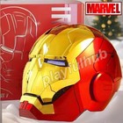 Autoking Iron Man Gold Mask Mk5 1 1 Helmet Wearable Voice Touch Cosplay Props