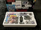 Snes  super Set  Super Nintendo Mario Kart Console Set Complete In Box Minty Set