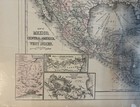 1894 Map Of Mexico  Central America And The West Indies
