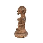 Senufo Seated Female Figure With Base C  te D ivoire