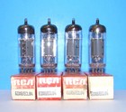 Ecl84 6dx8 Nos Rca Radio Audio Amplifier Vintage Vacuum Tubes 4 Valves Britain