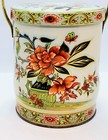Designed By Daher Vintage Floral Metal Tin W handle Made In England Biscuits Tea